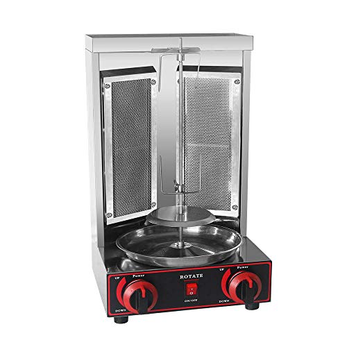 Vertical Barbecue Döner Grill Drehen Table Grill Kebab Grill Grille Round Grill – Bild 3