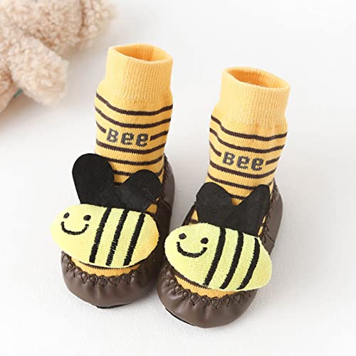 Toddler Cute Cartoon Socks Shoes Boys and Girls Sports Shoes Non Slip Warm Cartoon Animal Patterns Shoes Baby Shoes2