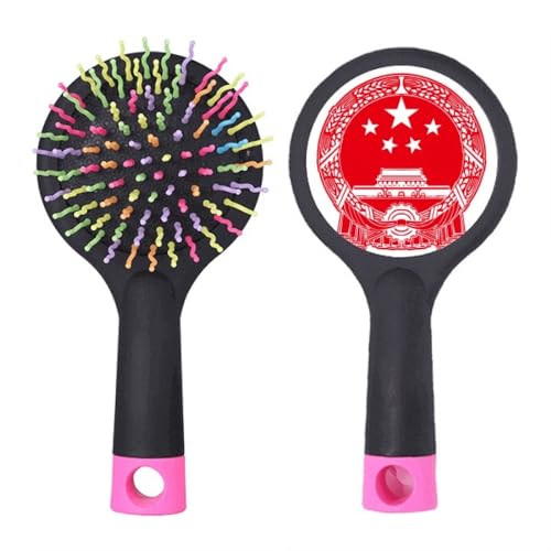 Brosse démêlante rouge emblème chinois pour sublimer votre rituel coiffure