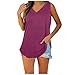 Soupliebe Oberteile Damen Sommer Locker Ärmellos Tanktop Casual Teenager Mädchen Tshirt Luftig Ohne Arm Bequem Mode Party Sport Blusentop Oberteile Blusenshirt Trägershirts