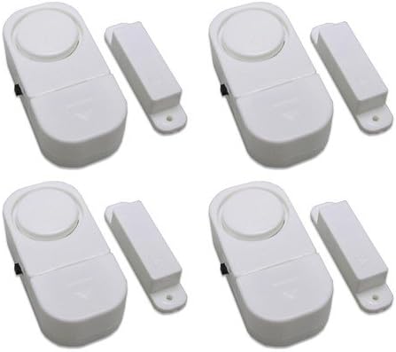 4 X WINDOW & DOOR BURGLAR INTRUDER ALARMS WIRELESS SENSOR ** SOLD OVER 1000 + **