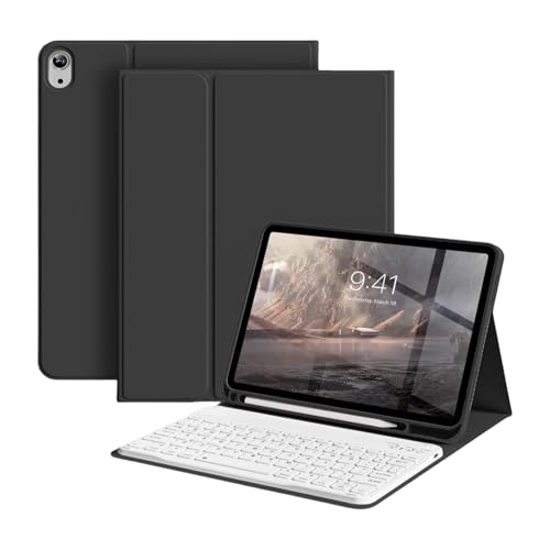 Clavier iPad 11 pouces 2025 avec étui de protection pour travailler en déplacement