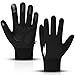 WESTWOOD FOX WFX - Guantes térmicos de Invierno a Prueba de Viento para Correr, Pantalla táctil, Guantes de Silicona Antideslizantes para Hombres y Mujeres, puños elásticos para Conducir