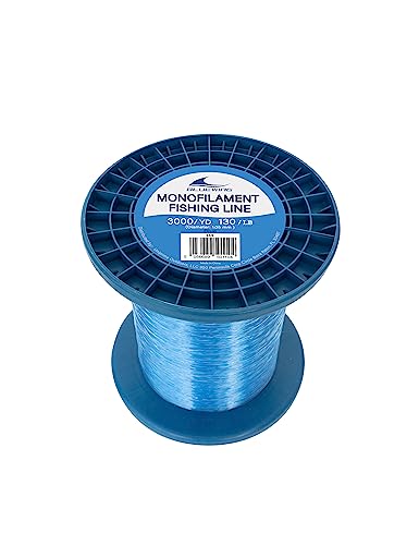 Image of BLUEWING Monofilament Fishing Line Clear Mono Fish Wire Thin Diameter String 6-400 lbs, 50-3000 Yards
