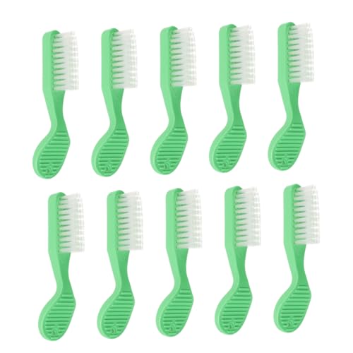 FRCOLOR 30pcs Toothbrush Ergonomic for Gentle Cleaning Durable Design for Prison Use Promotes Oral Health Comfortable Non Slip Handle Green Mini
