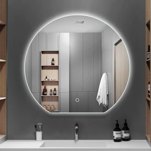 Miroir de salle de bain LED à intensité variable pour stopper les reflets sombres - 2