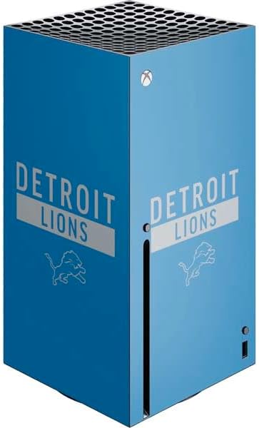 Skinit Decal Gaming Skin Compatible with Xbox Series X Console - Officially Licensed NFL Detroit Lions Design