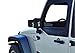 RAMPAGE PRODUCTS Towing Mirror Extensions for Jeep Wrangler JK | Black, Pair | 8605 | Fits 2007-2018 Jeep Wrangler JK 2-Door