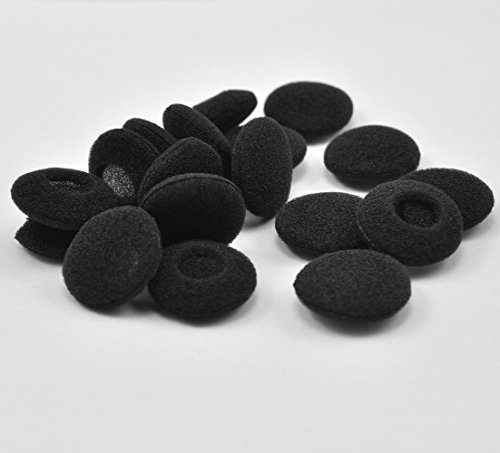 12 Pack(24Pcs) 18Mm Earbud Foam Earpad, Replacement Sponge Covers For Earphone (Black) #TOP1