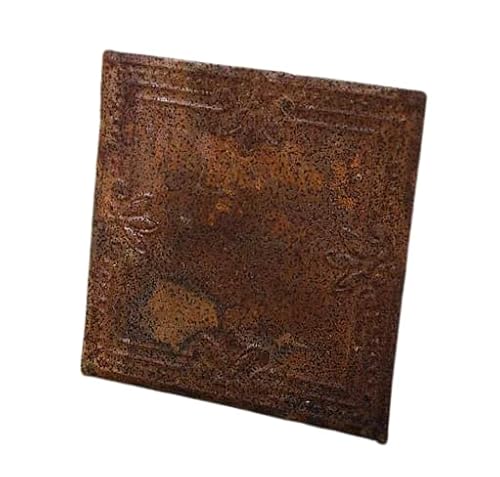 Package of 10 Vintage Inspired Rusty Metal Dots and Shells