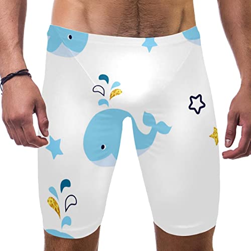 Bañador de pierna cuadrada deportivo y cómodo para natación en piscina XL