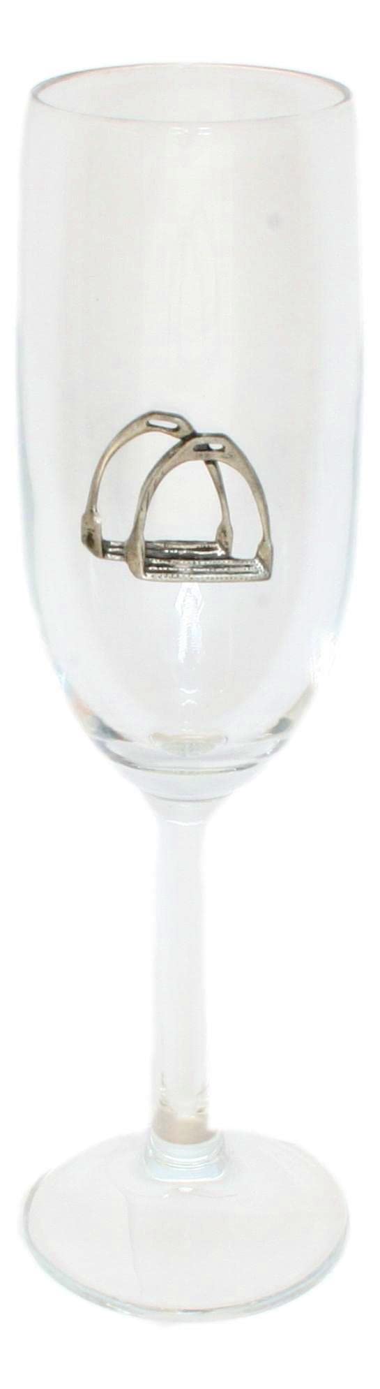 Gamekeepers Cottage gifts Horse Stirrups Champagne Flute Hen Do Prosecco Glass 191