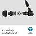 Sennheiser Consumer Audio IE 200 In-Ear Audiophile Headphones - TrueResponse Transducers for Neutral Sound, Impactful Bass, Detachable Braided Cable with Flexible Ear Hooks - Black