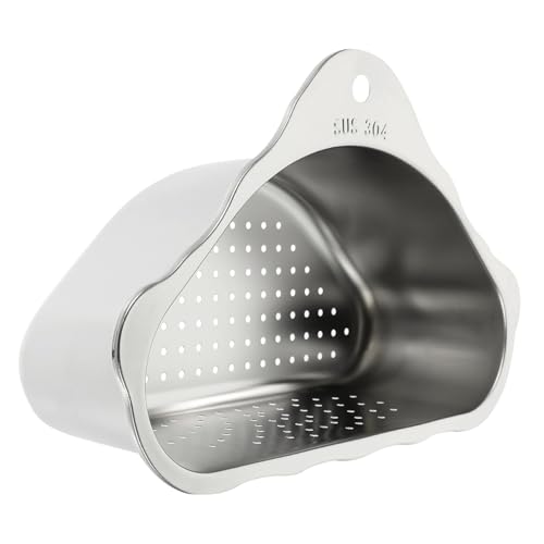 Colador de fregadero de cocina de acero inoxidable Alipis