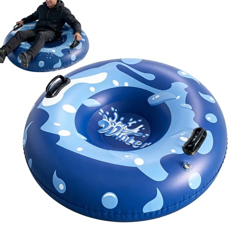 Luge de neige gonflable en PVC épais pour éviter la casse sur les pistes