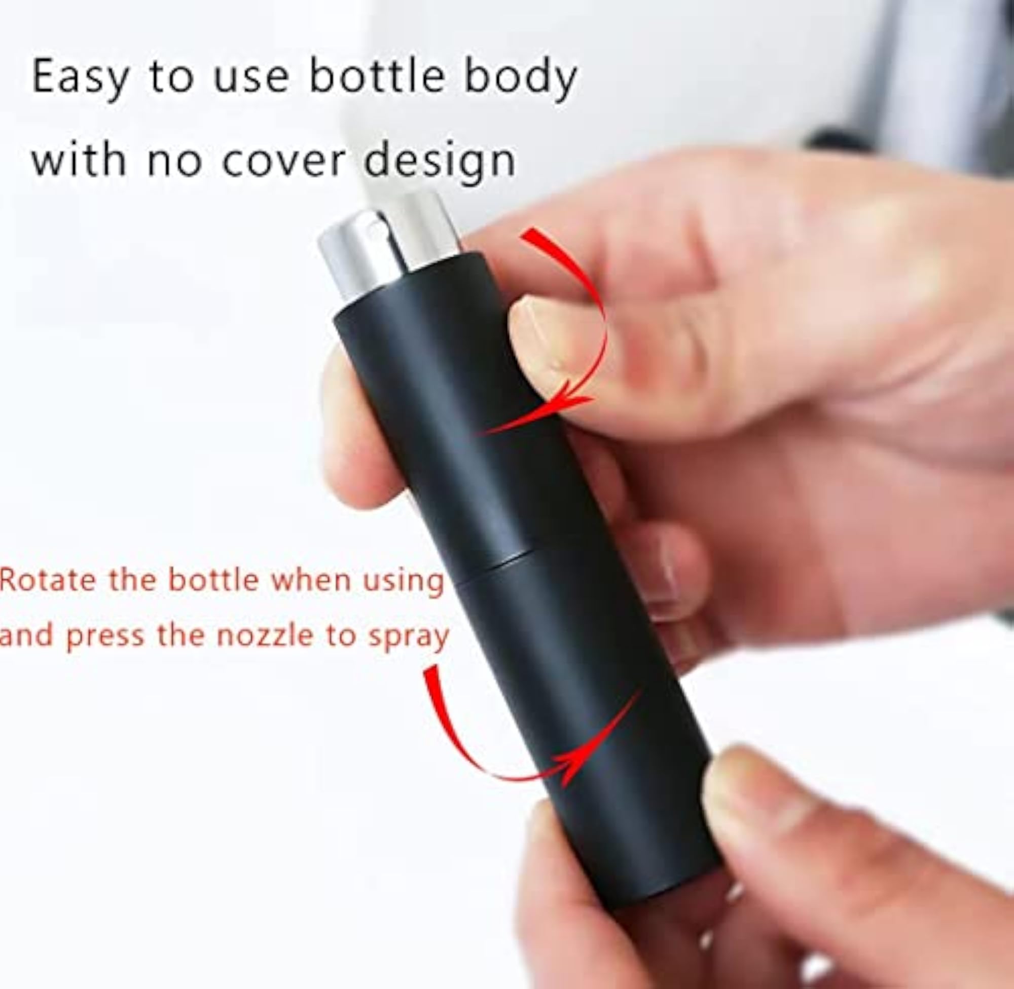 Empty Refillable Atomizer Spray Bottle, Portable Mini