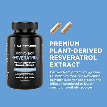 Vital Vitamins Multi Collagen Complex Plus Capsules + Resveratrol Capsules