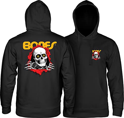 Powell Peralta Ripper Hoody Sweatshirt, Black, Extra Large