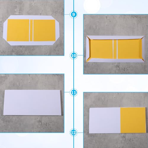 DOPENSPI 6-teiliges Buchbinderei-Werkzeugset, Kunststofflineal-Schablonenset, Scrapbooking-Zubehör inklusive L und T förmigen Linealen für die Herstellung von DIY-Journalen und Notizbüchern(Blau)