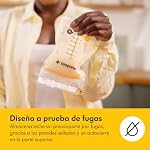 Medela bolsas de almacenamiento de leche materna Easy Pour, bolsas desechables de 210 ml, a prueba de fugas, protegen los nutrientes de la leche, sin BPA, paquete de 100, Exclusivo en Amazon