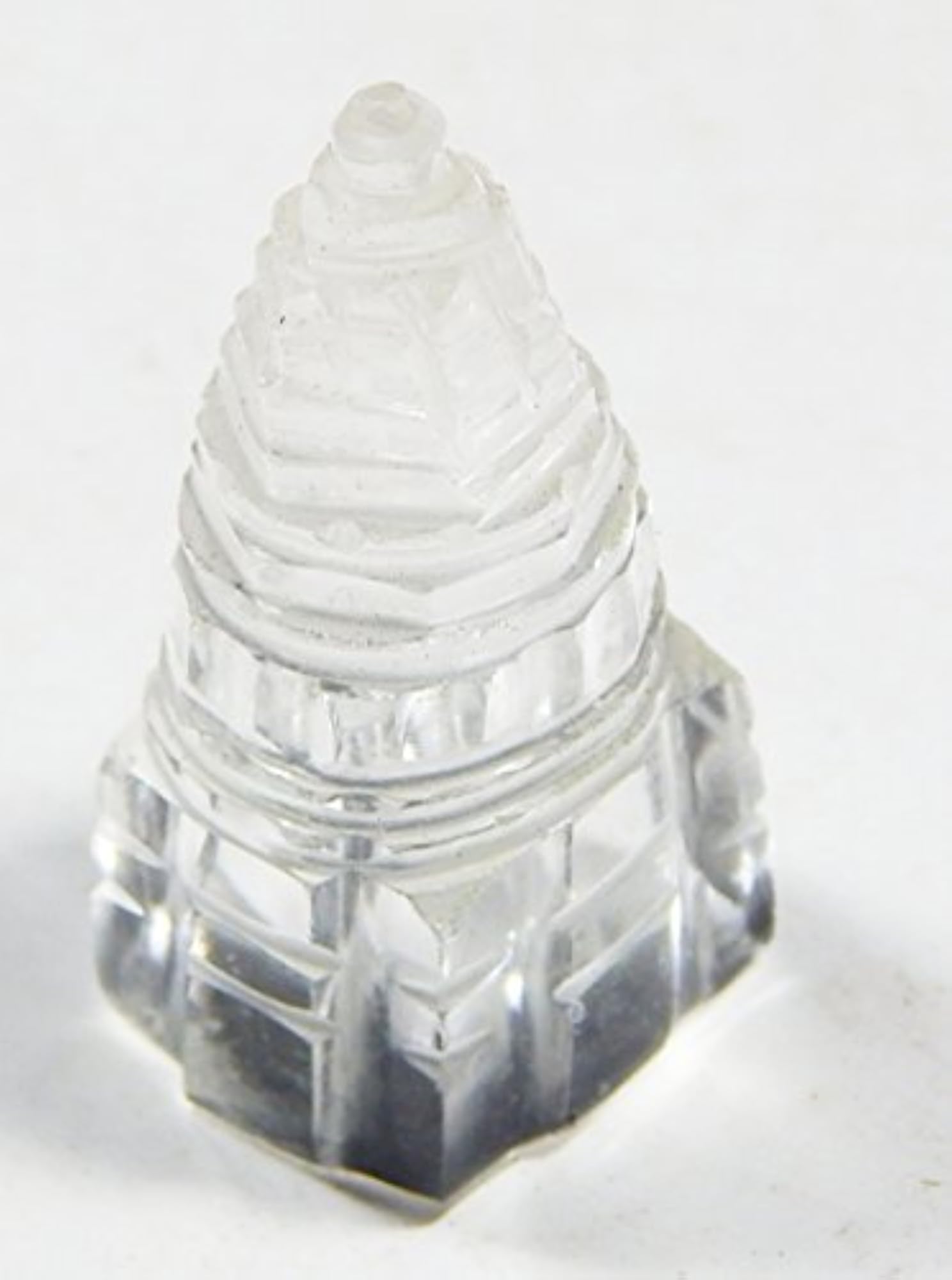 Rare Sphatik Shree Yantra, 67.5Cts, Spiritual Decor