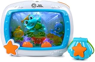 Baby Einstein 11058 , Sea Dreams Soother Cot Toy with Remote, Lights and Melodies, Newborns and up Multi