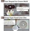 Ice Cream Machine, Countertop Soft Serve Ice Cream Maker Commercial Soft Ice Cream Machine, Ice Cream Maker Machine Soft Serve
