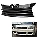 JTSGHRZ Front Kühlergrille Für VW Golf 4 MK4 GTI R32 1997-2004, schwarzer Autogrill Fronthaubengrill 1J0853655G