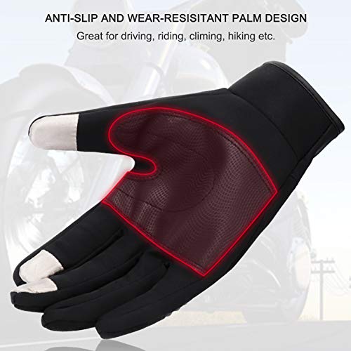 Zwbfu de inverno espessadas com tela sensível ao toque. Pontas dos dedos antiderrapantes resistentes