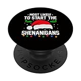 Photo Gallery christmas - most likely to start the shenanigans popsockets popgrip intercambiabile Photo Gallery christmas - most likely to start the shenanigans popsockets popgrip intercambiabile