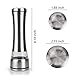 Electric Salt & Pepper Grinder Set By Beyond Flavor |Complimentary Mill Rest |Pack Of 2| LED Light| Automatic Battery Operated Salt and pepper mill |Adjustable Coarseness| Bonus: Recipe E-Book