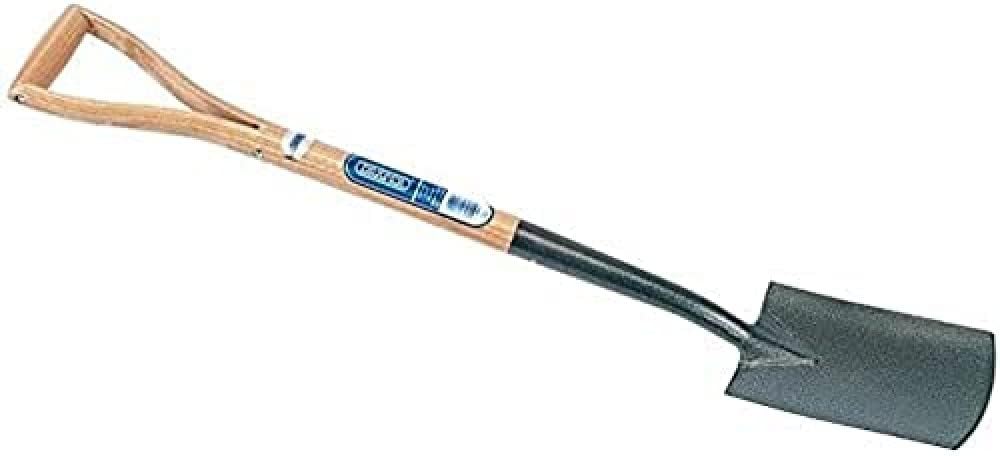 Draper 14305 Carbon Steel Border Spade with Ash Handle