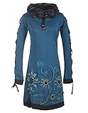 Gestickte Ornamente und Blumen