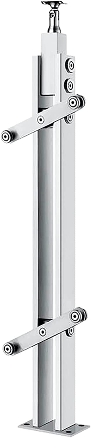 Poteau de balustrade pour panneaux de verre de jardin et délimitation de piscine