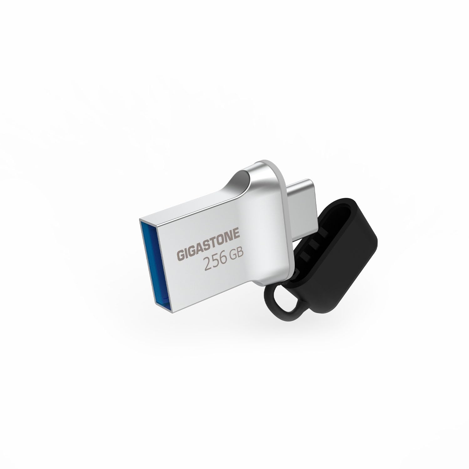 GIGASTONE 256Go Clé USB Nano Luxus Flash, Z50 USB 3.2 Gen 1, 2-en-1 Type-A & Type-C, 100Mo/s Ultra Rapide, Plug & Play pour Smartphone/PC/Mac/TV/Voiture, USB 2.0/3.0/3.1 Compatible