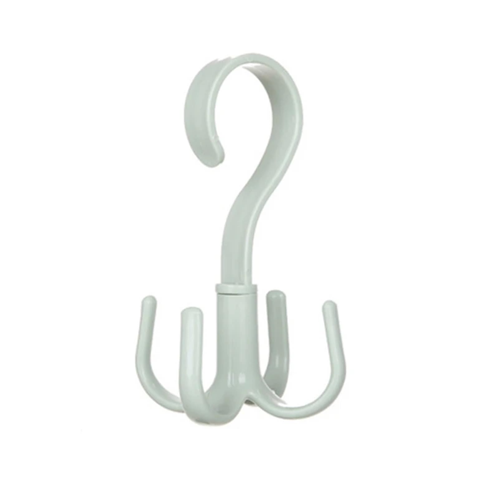 Ilumos 2Pcs Space Saving 360° Rotating Hanger Hooks - Multifunctional Wardrobe Organizer For Clothes, Bags, Scarves, And Belts(Green)