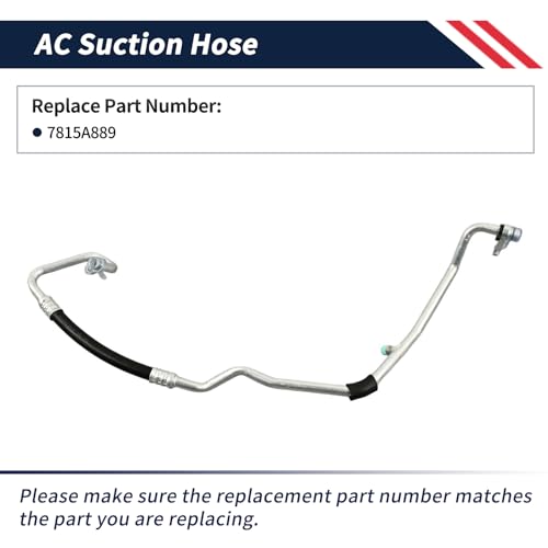 Promrmr 7815A889 AC Suction Hose Compatible with Mitsubishi Mirage 2014-2015, 2017-2020; Mirage G4 2017-2020 1.2L L3 A/C Air Conditioner Compressor Suction Tube Line by Promrmr - Used condition - Image 3