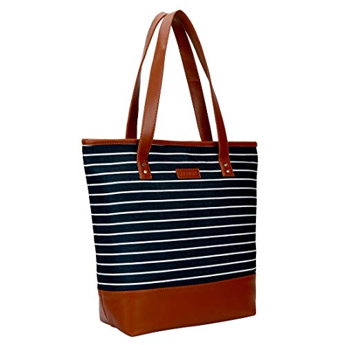 Lychee-bags-Women-Canvas-Print-Blue-Tote-Bag