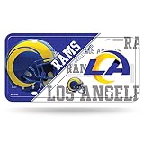 Rico Industries NFL Football Los Angeles Rams Split Metal Tag