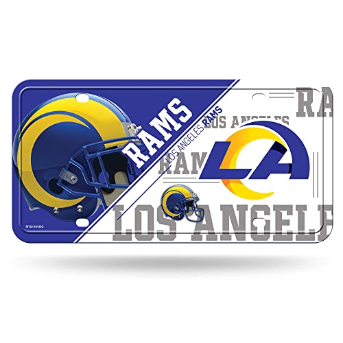 Rico Industries NFL Football Los Angeles Rams Split Metal Tag