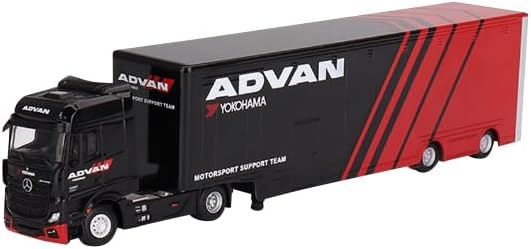MINI GT - Mercedes-Benz Actros w/Racing Transporter 2023