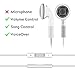 Jelanry 3.5mm Earphone Earbuds Headphones with Remote for Shuffle 2 3 4 5 6, Touch 2G 3G 4G 5G Classic nano6 - White