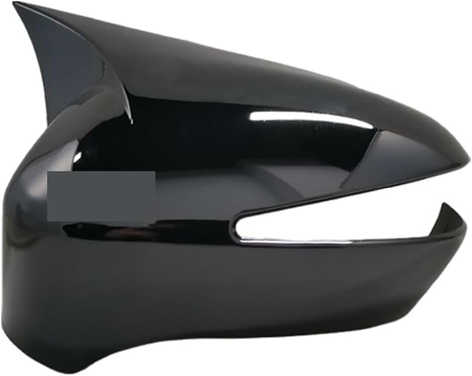 Door Side Rearview Mirror Cover Trim Fit for Civic 8th 2006-2011 Accessories Car Styling Rearview Mirror Cover (Color : Black-Right)