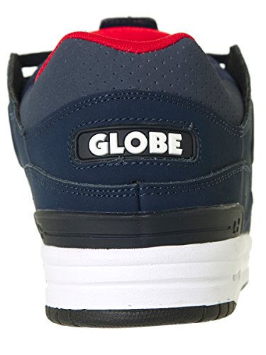 Image of Globe Fusion, Men's Skateboard Shoe, Blue Navy Red, 7 US