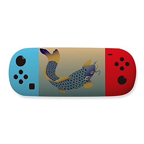 Étui de rangement pour lunettes aux poissons bleus idéal pour la plage et les vacances