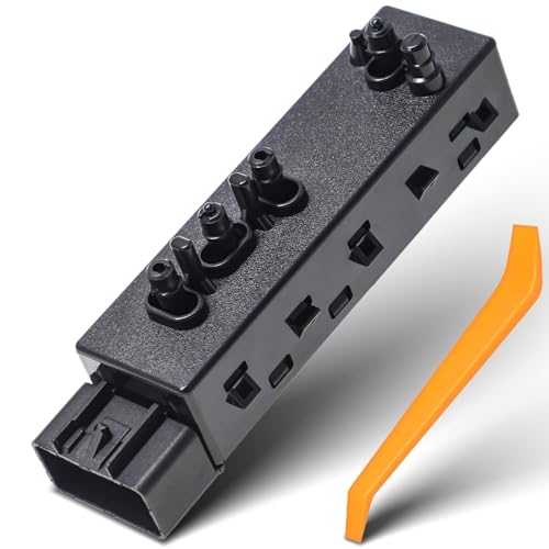 SORGHUM Power Seat Switch - Front Left Driver Side Adjustment Control 8 Ways for 2010-2019 Chevy Chevrolet Camaro Malibu Equinox Traverse Cruze Buick Cadillac GMC Replace# 25974714 12451497