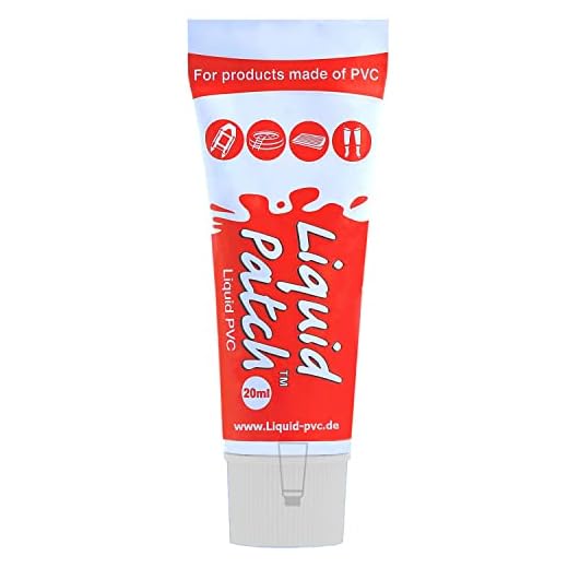 Liquid Patch Flüssiges PVC Flicken Reparatur Set Schlauchboot Kleber Weiß
