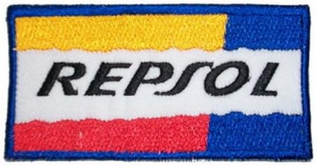 Repsol Embroidered Iron on Patch ,Sew On Car Logo Clothes Clothing Motorcycle