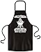 Soreso Grillschürze & Urkunde :+: Grillkönigin Grillschürze Frauen lustig Geschenk Grillzubehör Mitbringsel Farbe: schwarz