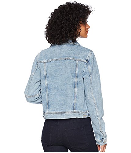 Free People Women's Rumors Denim Jacket, Light Indigo, Blue, Xs #TOP2